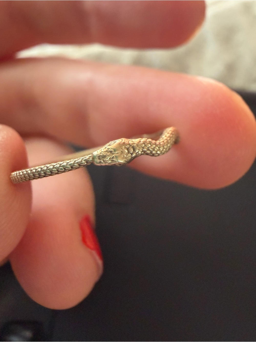 Sylvie Gold Snake Stacking Ring